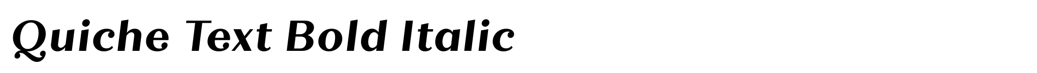 Quiche Text Bold Italic image